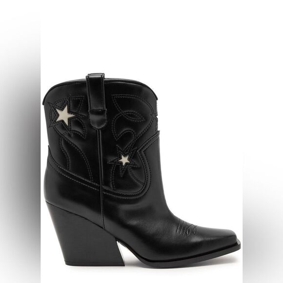 Stella McCartney $1355 Cloudy Alter Heel 85mm embroidery cowboy Western Boots - Picture 13 of 16